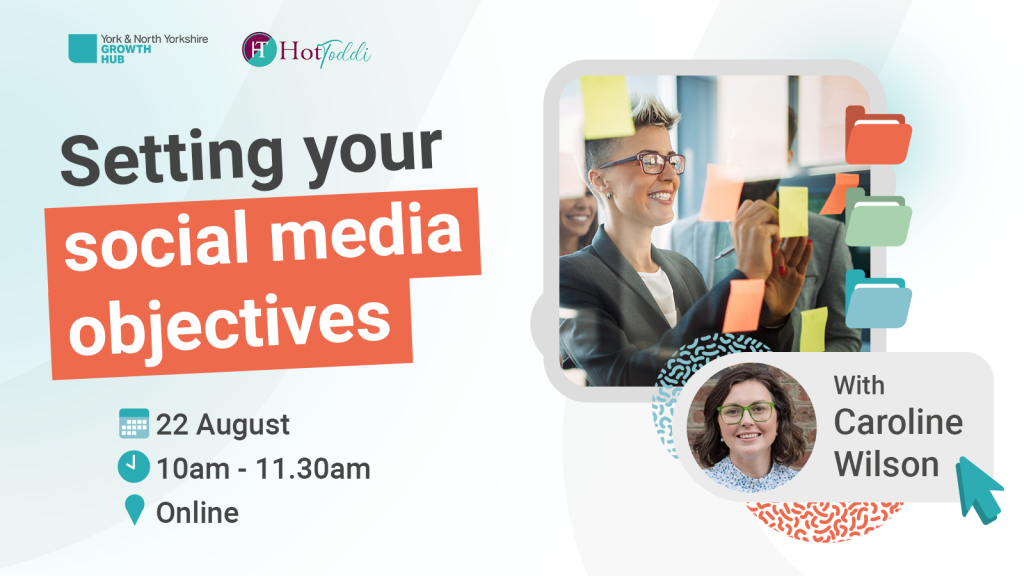 Setting your social media objectives

22 August
10am-11.30am
Online